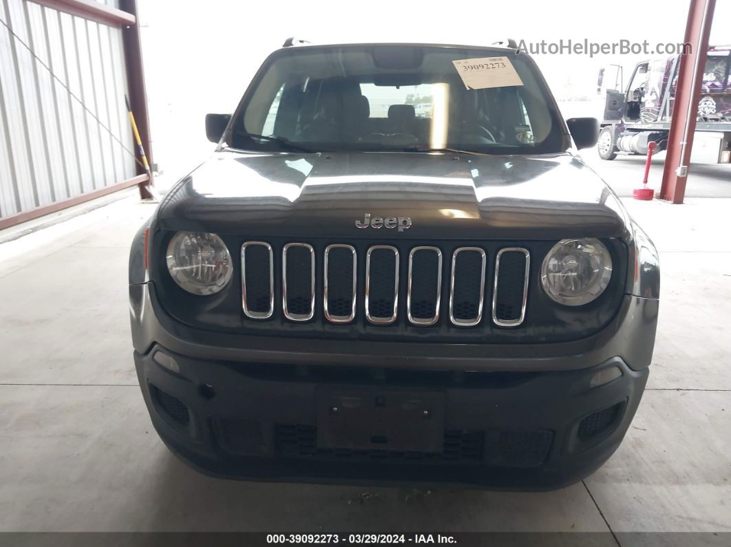 2017 Jeep Renegade Sport 4x4 Gray vin: ZACCJBAB2HPG15497