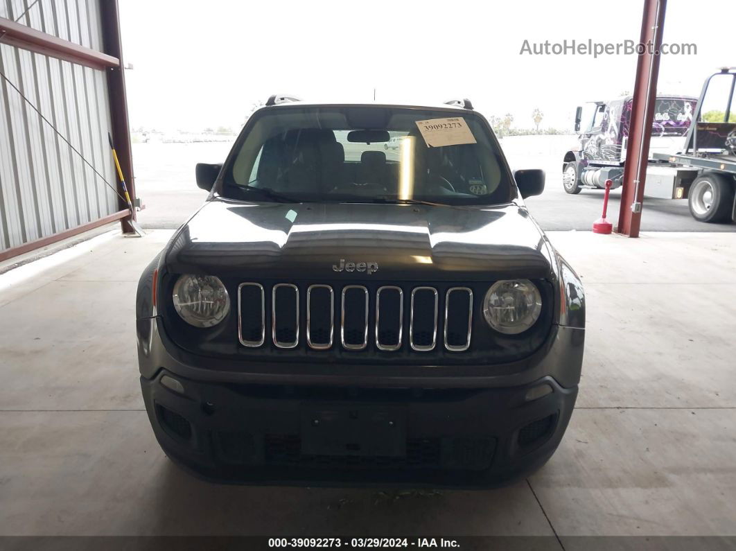 2017 Jeep Renegade Sport 4x4 Gray vin: ZACCJBAB2HPG15497