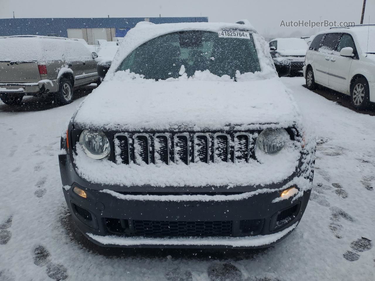 2018 Jeep Renegade Sport Gray vin: ZACCJBAB2JPH03410