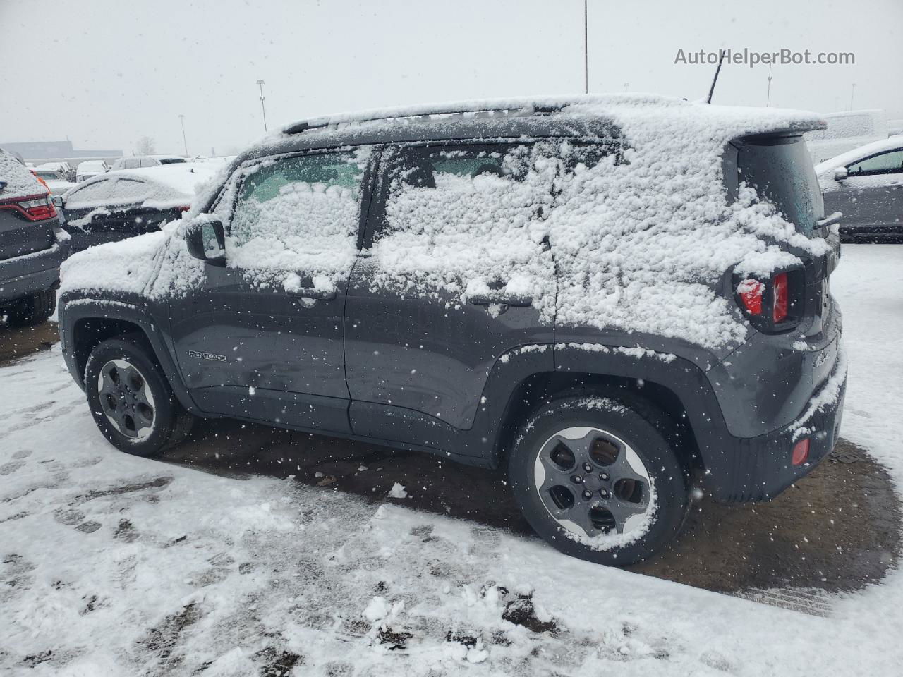 2018 Jeep Renegade Sport Gray vin: ZACCJBAB2JPH03410