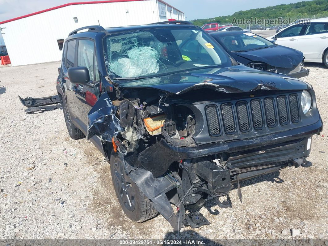 2018 Jeep Renegade Upland Edition 4x4 Black vin: ZACCJBAB2JPH44247