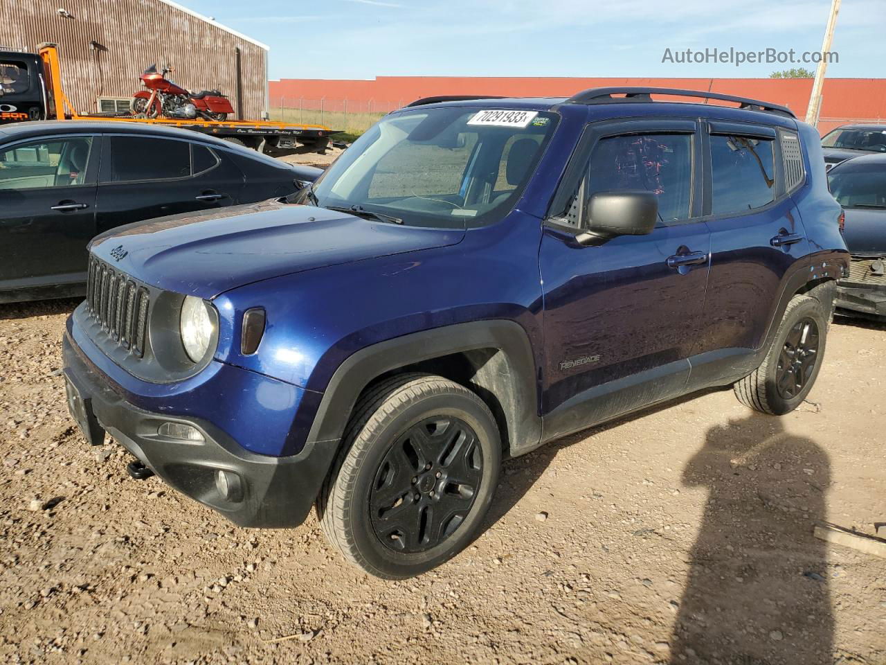 2018 Jeep Renegade Sport Blue vin: ZACCJBAB2JPH53627