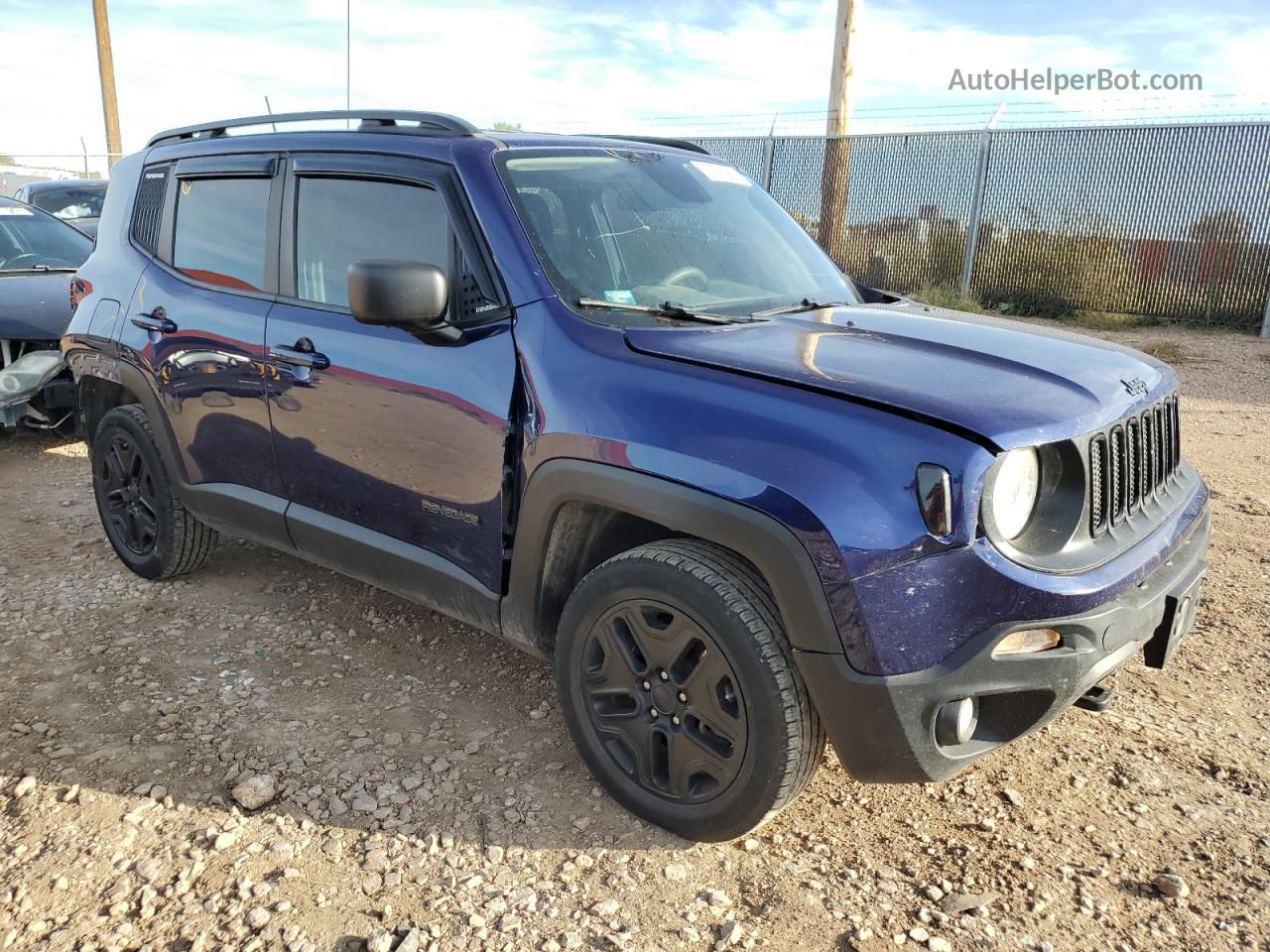 2018 Jeep Renegade Sport Blue vin: ZACCJBAB2JPH53627