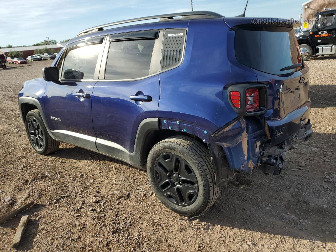 2018 Jeep Renegade Sport Blue vin: ZACCJBAB2JPH53627