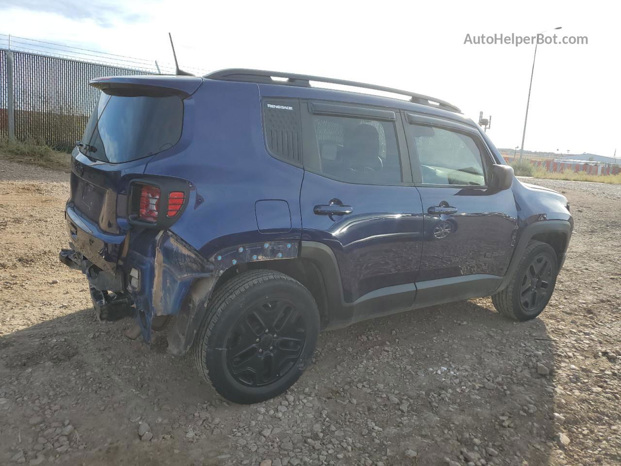 2018 Jeep Renegade Sport Blue vin: ZACCJBAB2JPH53627