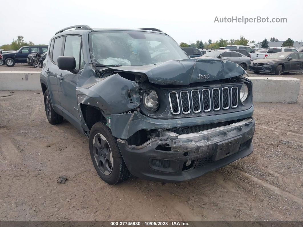 2018 Jeep Renegade Sport 4x4 Gray vin: ZACCJBAB2JPH72811