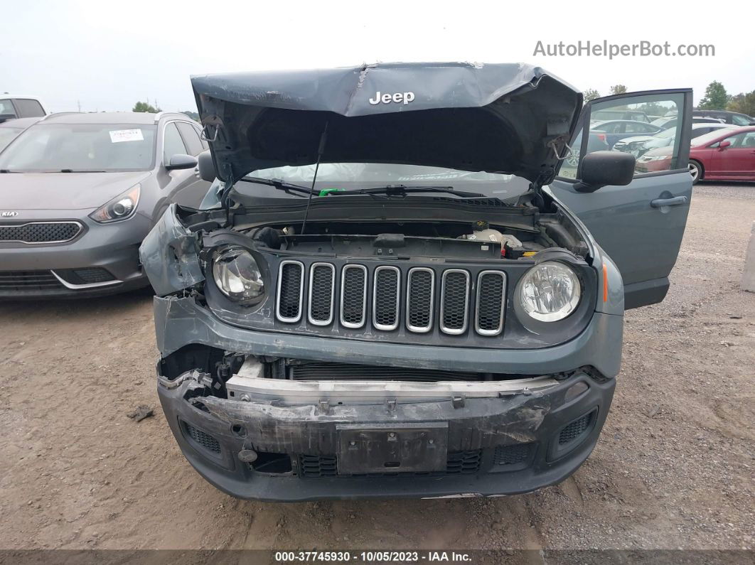 2018 Jeep Renegade Sport 4x4 Gray vin: ZACCJBAB2JPH72811