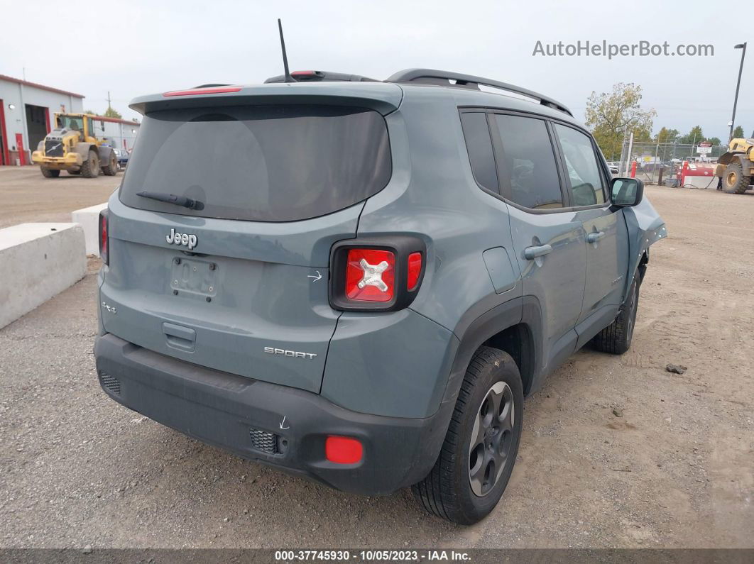 2018 Jeep Renegade Sport 4x4 Gray vin: ZACCJBAB2JPH72811