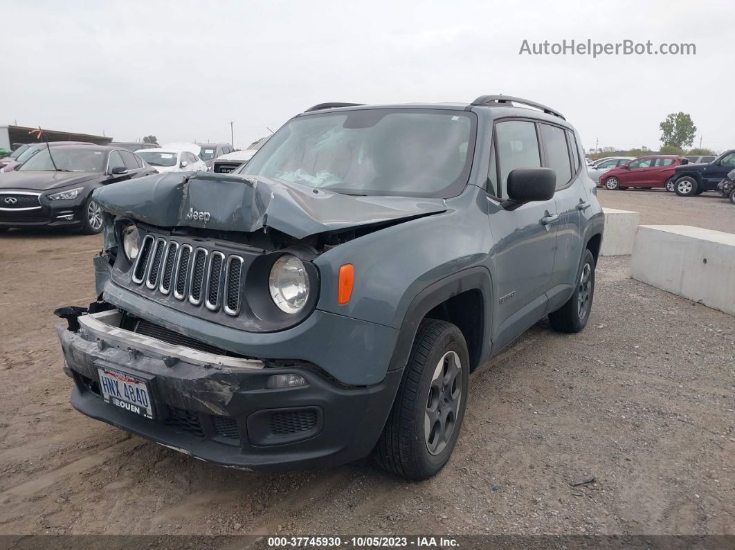 2018 Jeep Renegade Sport 4x4 Gray vin: ZACCJBAB2JPH72811