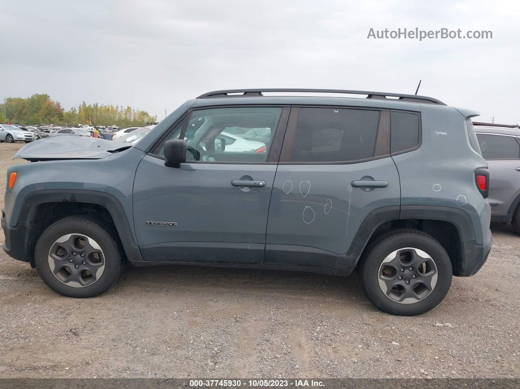 2018 Jeep Renegade Sport 4x4 Gray vin: ZACCJBAB2JPH72811