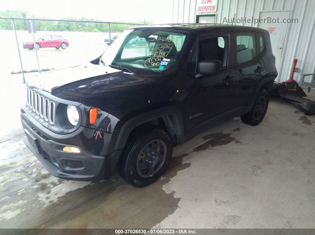 2018 Jeep Renegade Sport Black vin: ZACCJBAB2JPH89219