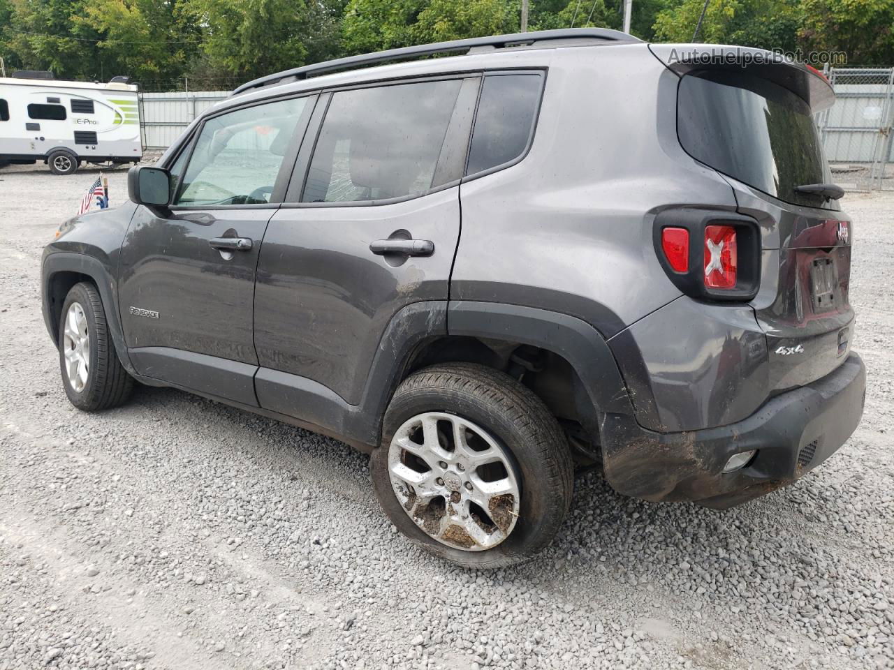 2018 Jeep Renegade Sport Gray vin: ZACCJBAB2JPJ42851