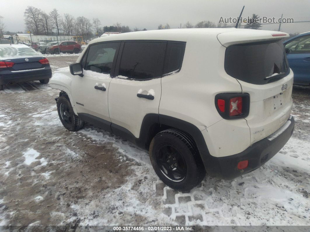 2018 Jeep Renegade Sport White vin: ZACCJBAB2JPJ57236