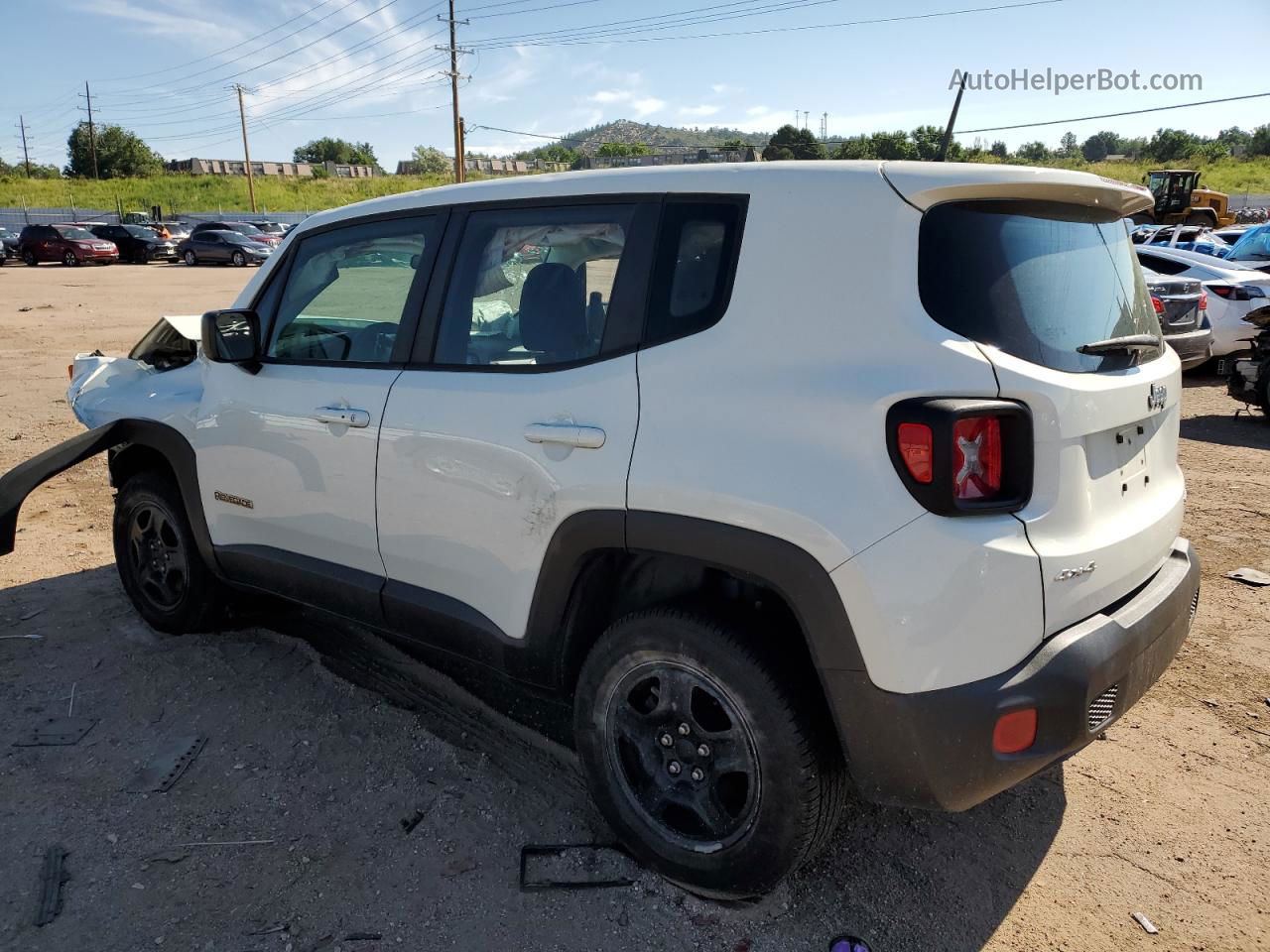 2017 Jeep Renegade Sport White vin: ZACCJBAB3HPG11961