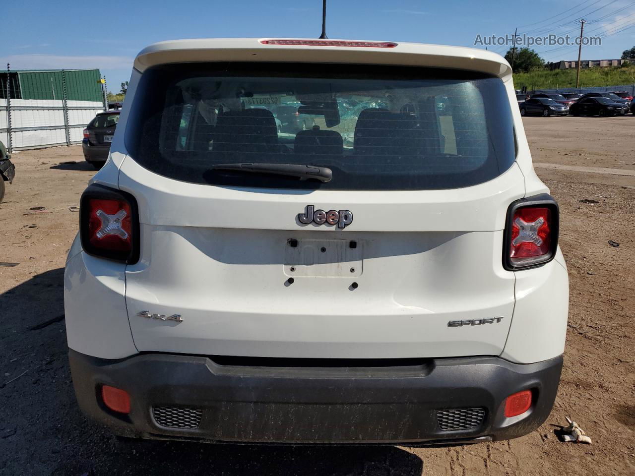 2017 Jeep Renegade Sport White vin: ZACCJBAB3HPG11961