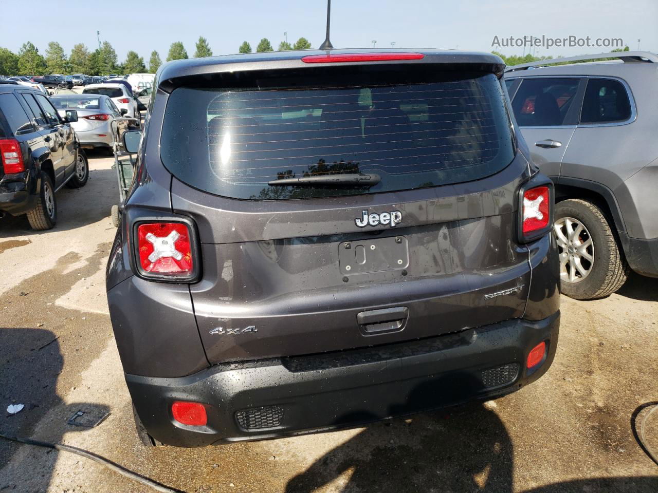 2018 Jeep Renegade Sport Gray vin: ZACCJBAB3JPG92403