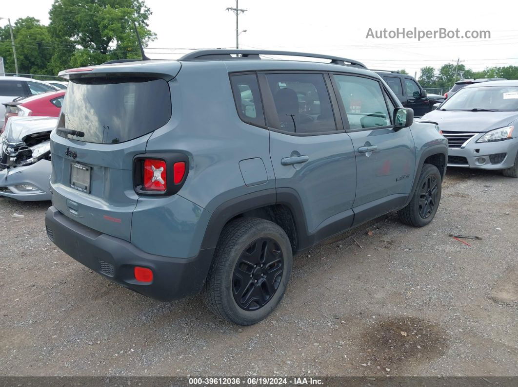 2018 Jeep Renegade Upland Edition 4x4 Blue vin: ZACCJBAB3JPH65463