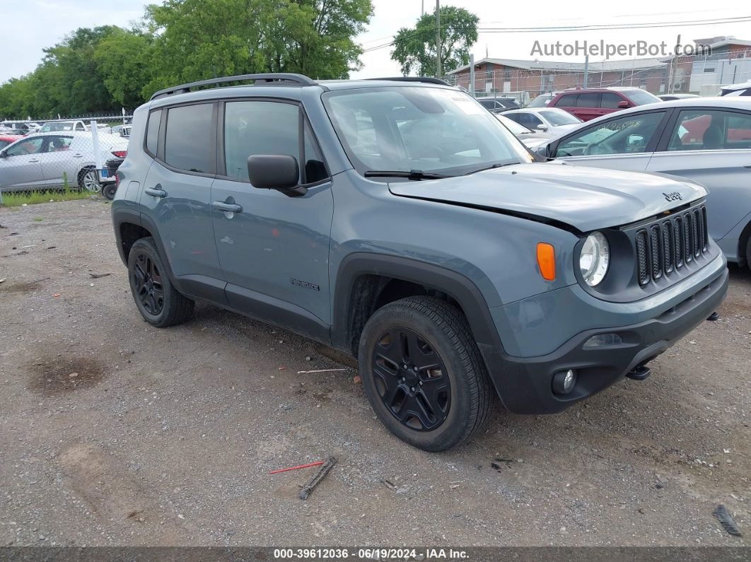 2018 Jeep Renegade Upland Edition 4x4 Blue vin: ZACCJBAB3JPH65463