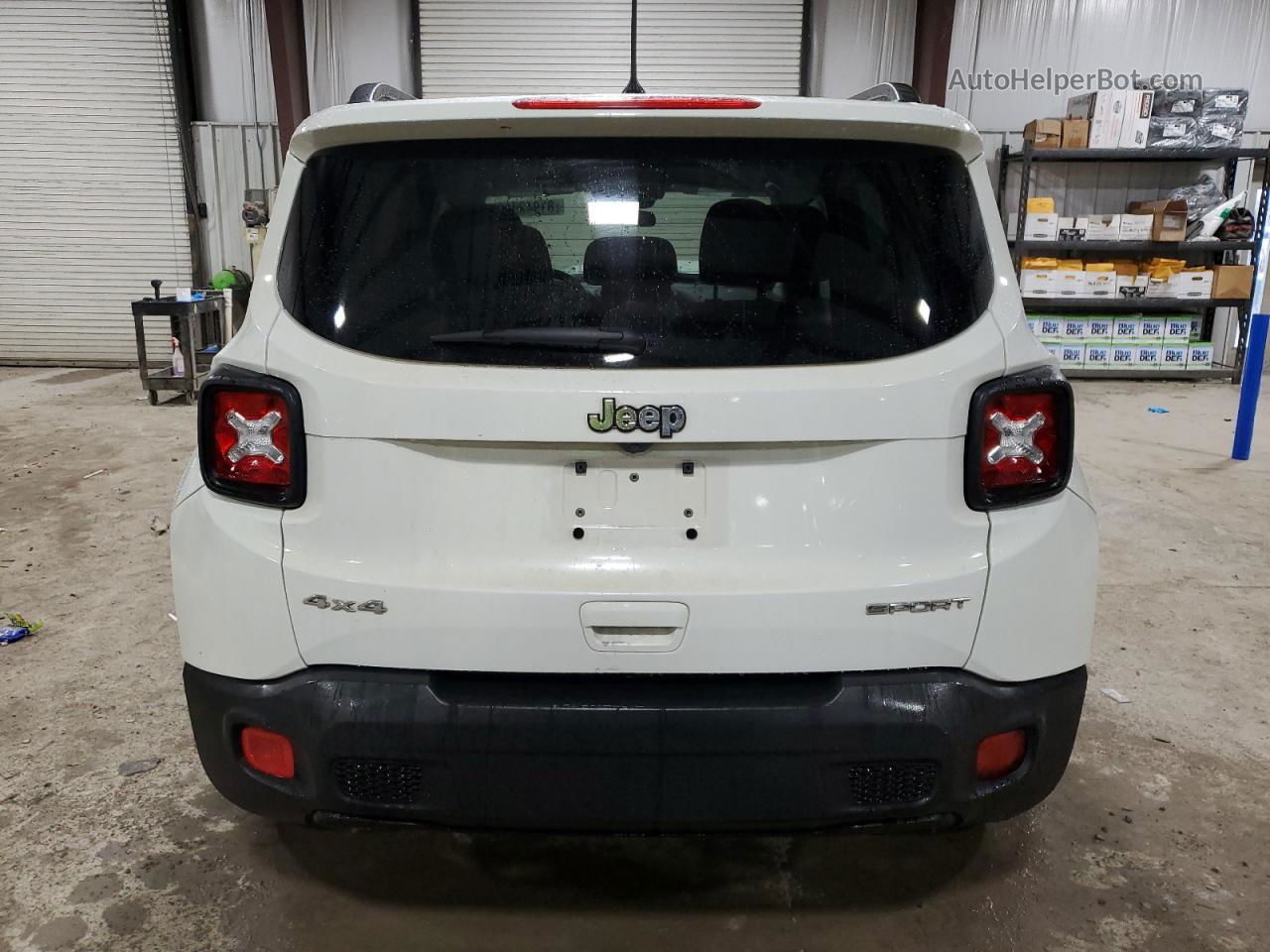 2018 Jeep Renegade Sport White vin: ZACCJBAB3JPJ21894