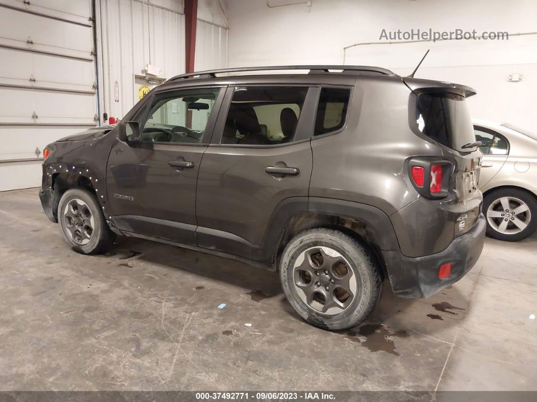 2017 Jeep Renegade Sport 4x4 Gray vin: ZACCJBAB4HPF20729