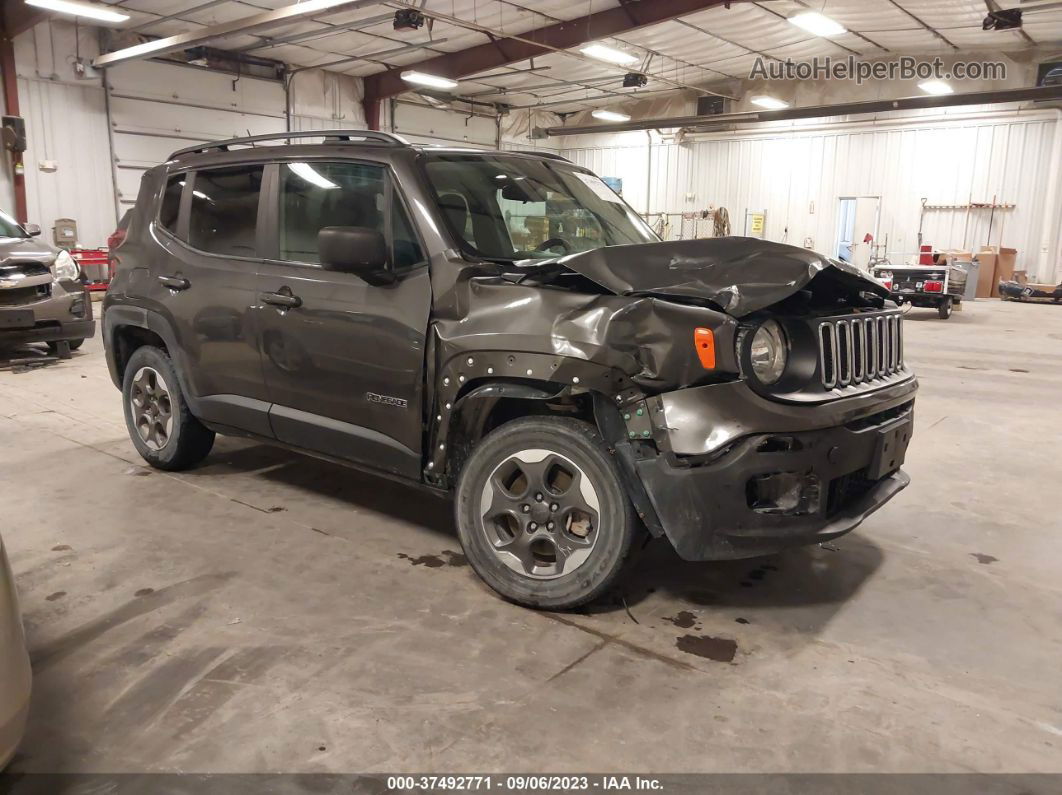 2017 Jeep Renegade Sport 4x4 Gray vin: ZACCJBAB4HPF20729