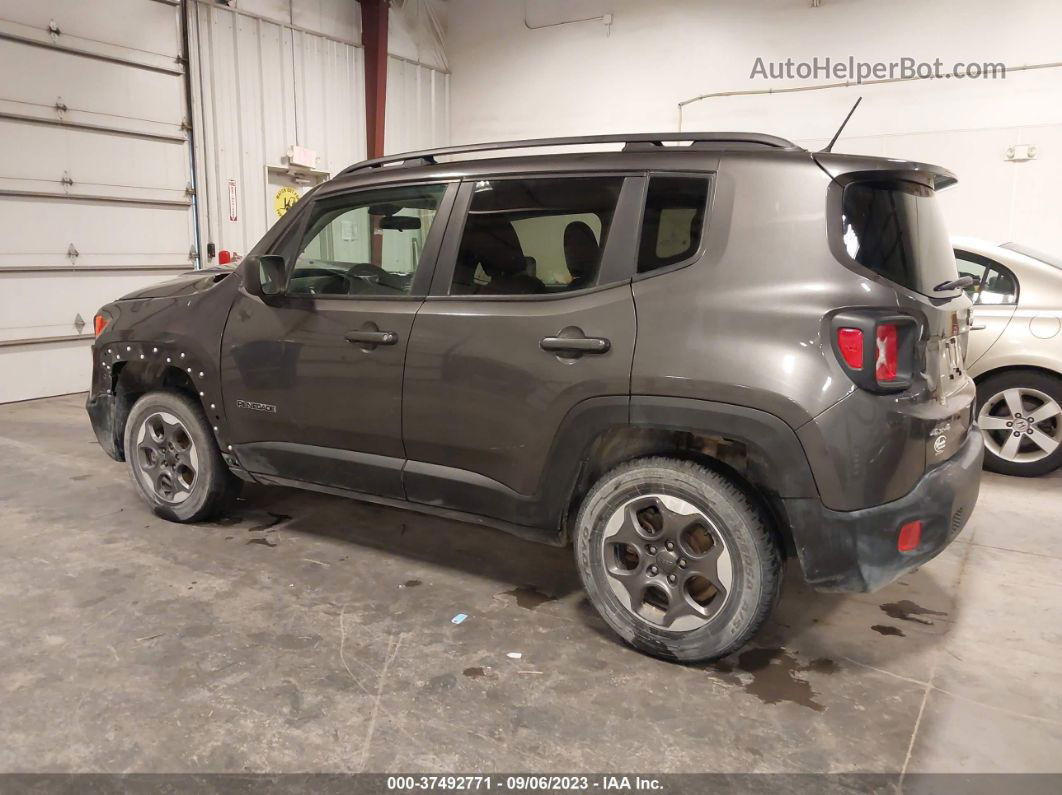 2017 Jeep Renegade Sport 4x4 Gray vin: ZACCJBAB4HPF20729