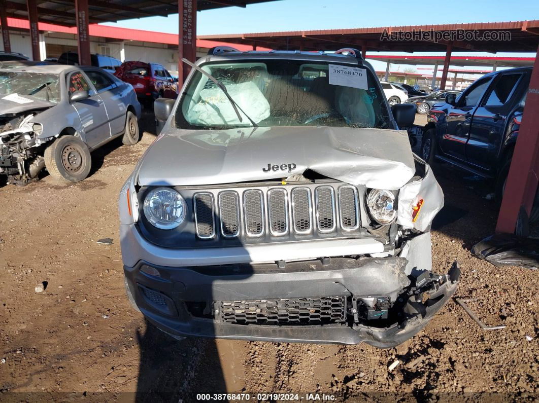 2018 Jeep Renegade Sport 4x4 Silver vin: ZACCJBAB4JPG98601