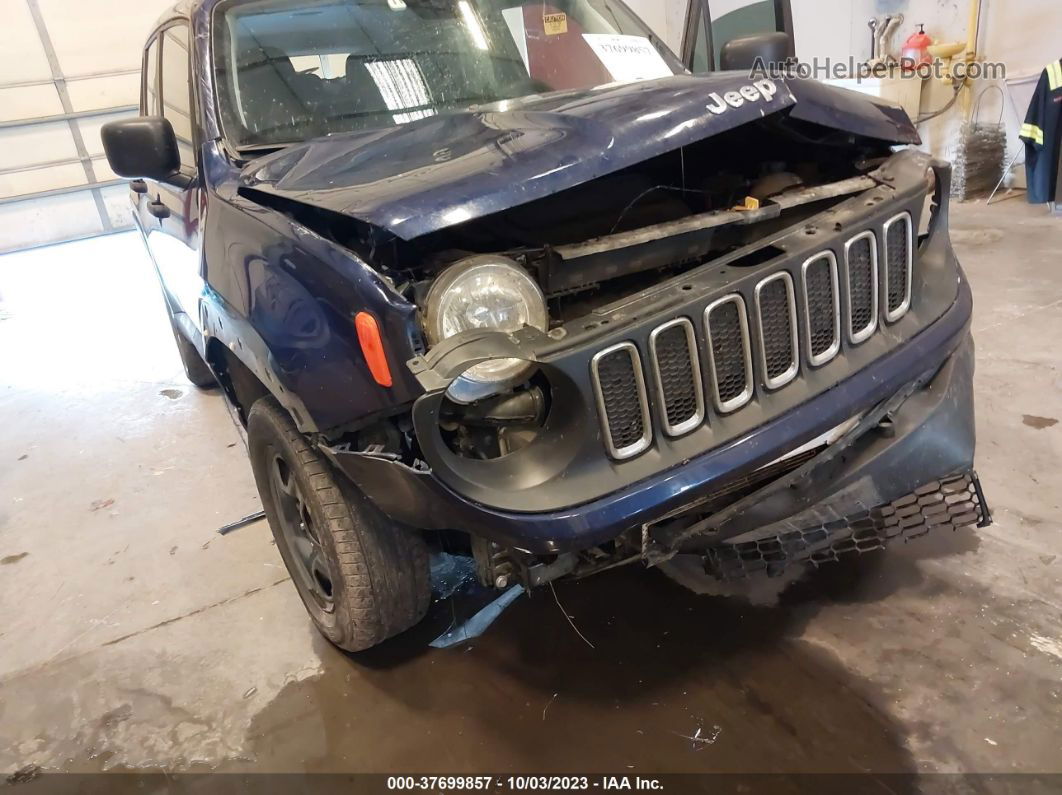 2018 Jeep Renegade Sport 4x4 Синий vin: ZACCJBAB4JPH32164