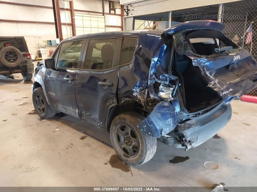 2018 Jeep Renegade Sport 4x4 Blue vin: ZACCJBAB4JPH32164