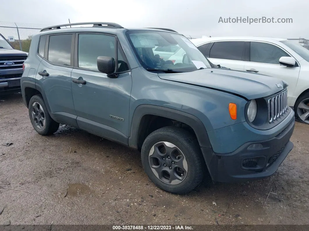 2018 Jeep Renegade Sport 4x4 Gray vin: ZACCJBAB4JPH46839