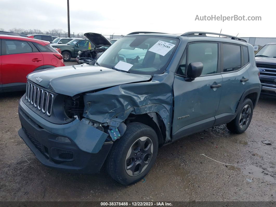 2018 Jeep Renegade Sport 4x4 Gray vin: ZACCJBAB4JPH46839