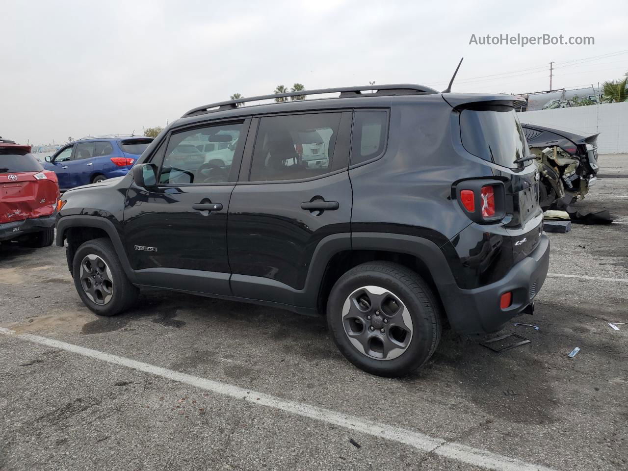 2018 Jeep Renegade Sport Black vin: ZACCJBAB4JPH66640