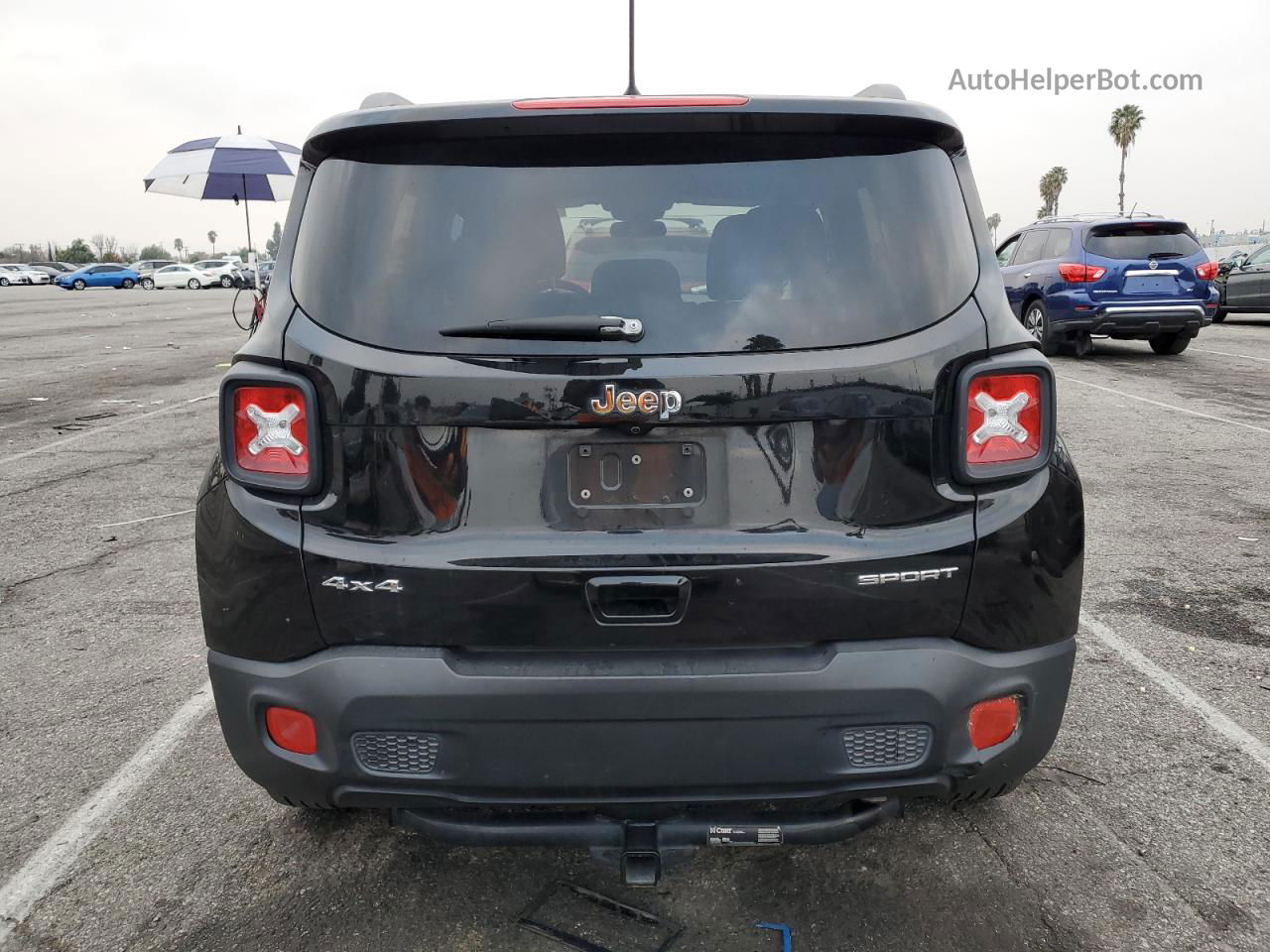 2018 Jeep Renegade Sport Black vin: ZACCJBAB4JPH66640