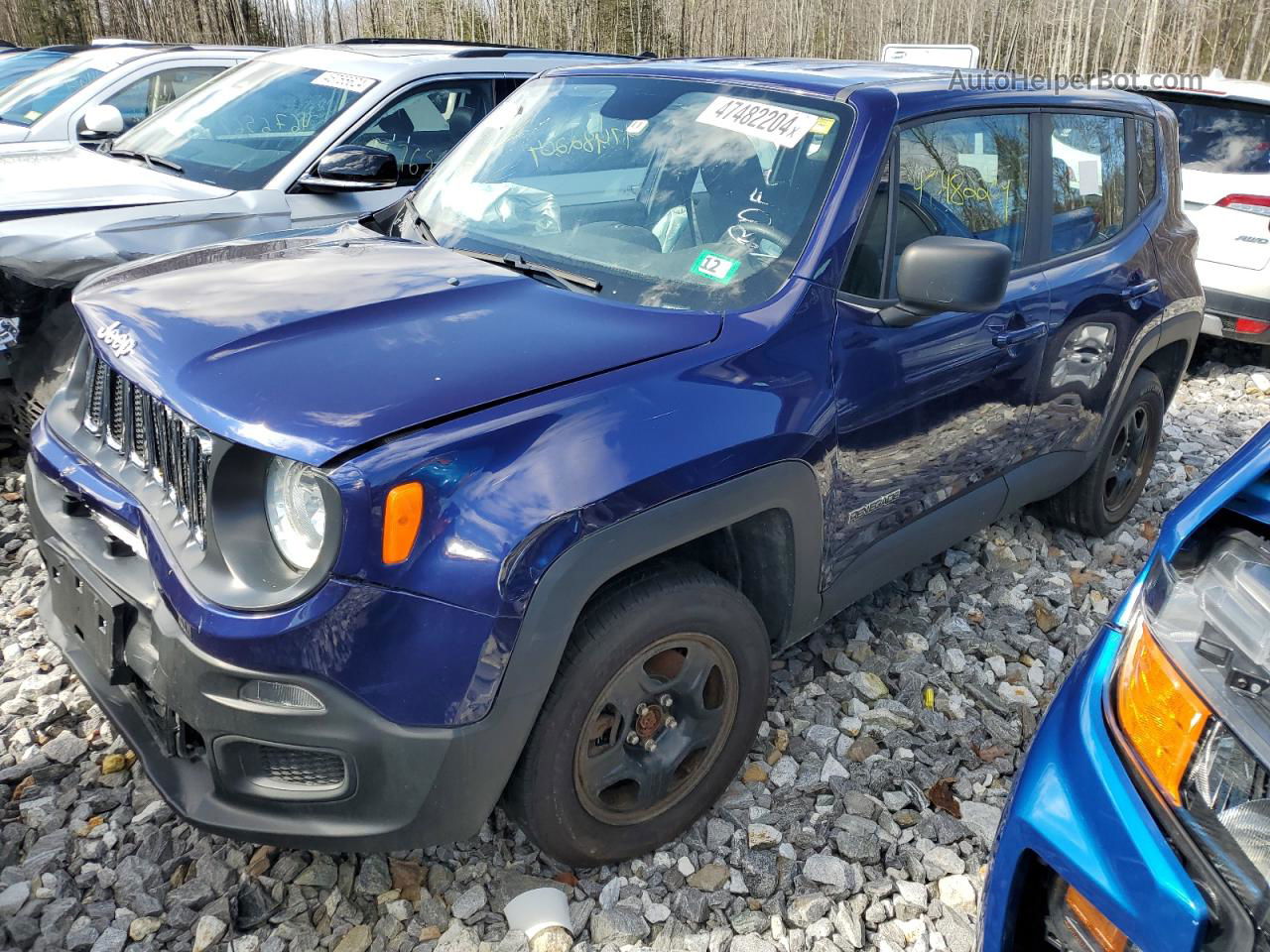 2018 Jeep Renegade Sport Blue vin: ZACCJBAB4JPJ17997