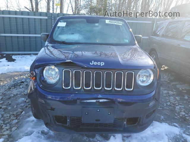 2018 Jeep Renegade Sport Blue vin: ZACCJBAB4JPJ17997