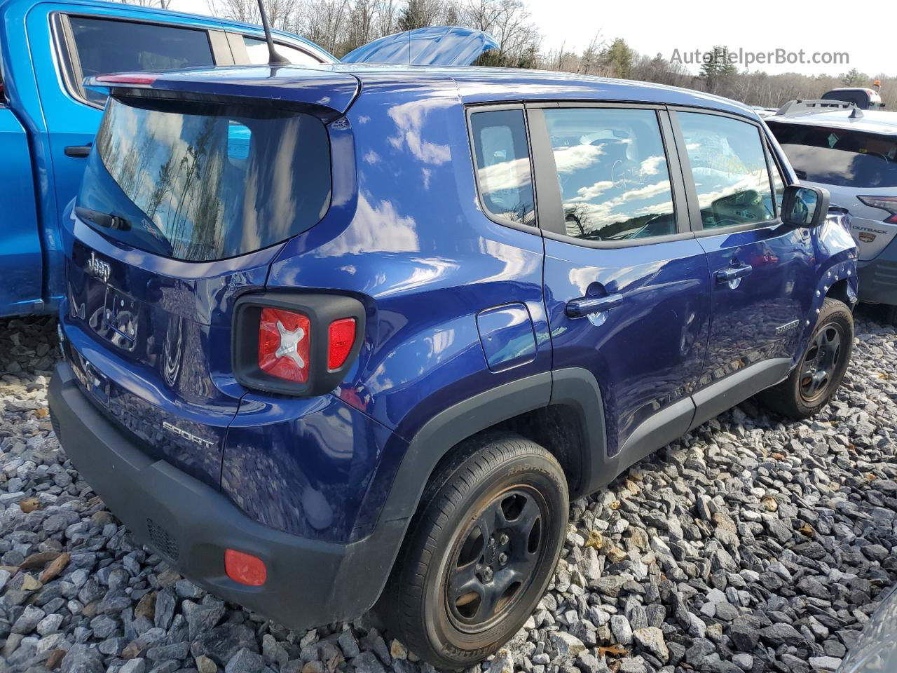 2018 Jeep Renegade Sport Blue vin: ZACCJBAB4JPJ17997