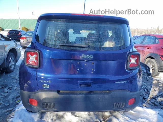 2018 Jeep Renegade Sport Blue vin: ZACCJBAB4JPJ17997