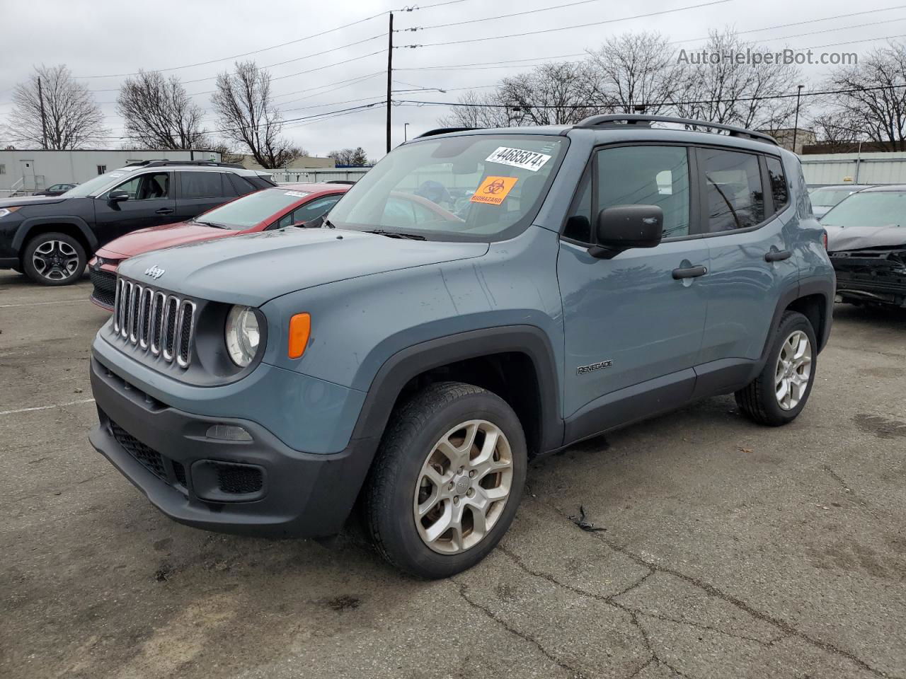 2018 Jeep Renegade Sport Blue vin: ZACCJBAB4JPJ31141