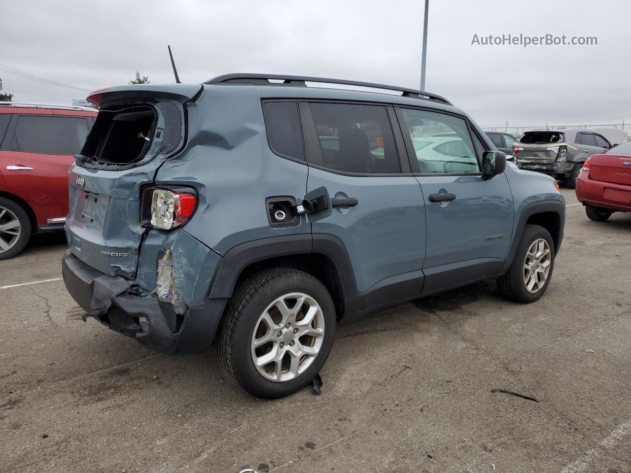 2018 Jeep Renegade Sport Blue vin: ZACCJBAB4JPJ31141