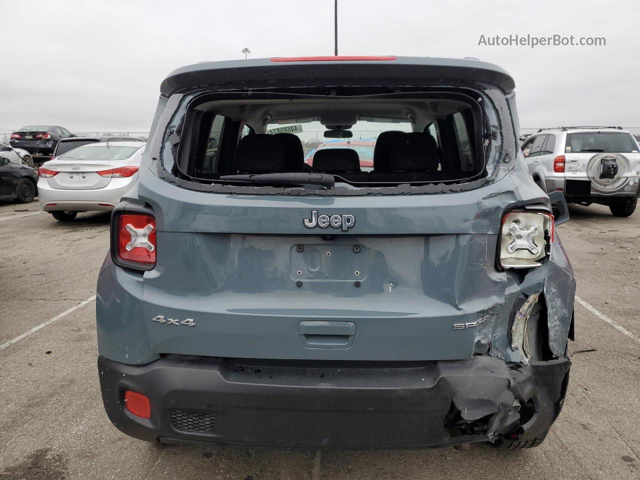 2018 Jeep Renegade Sport Blue vin: ZACCJBAB4JPJ31141