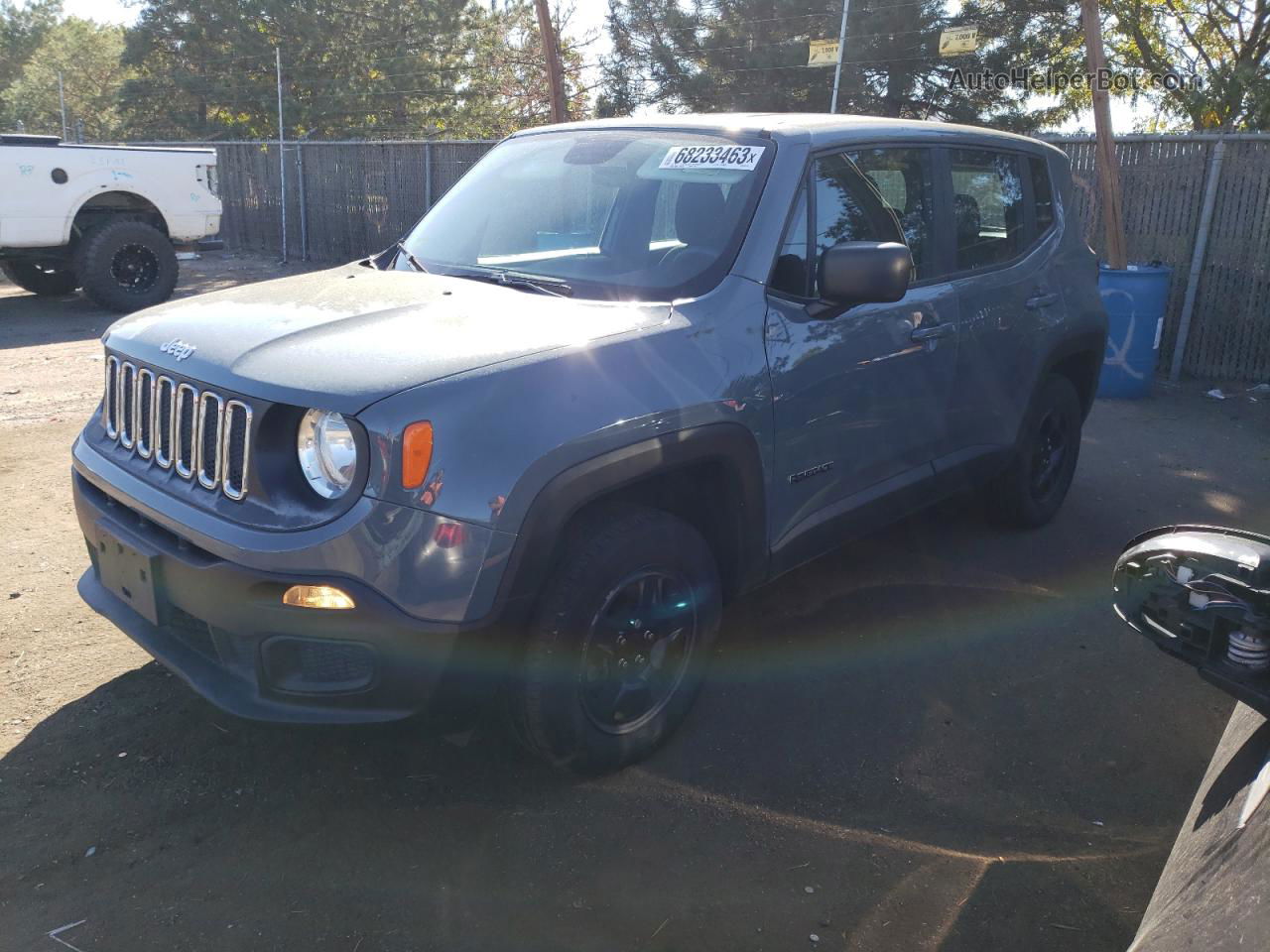 2017 Jeep Renegade Sport Charcoal vin: ZACCJBAB5HPE43191