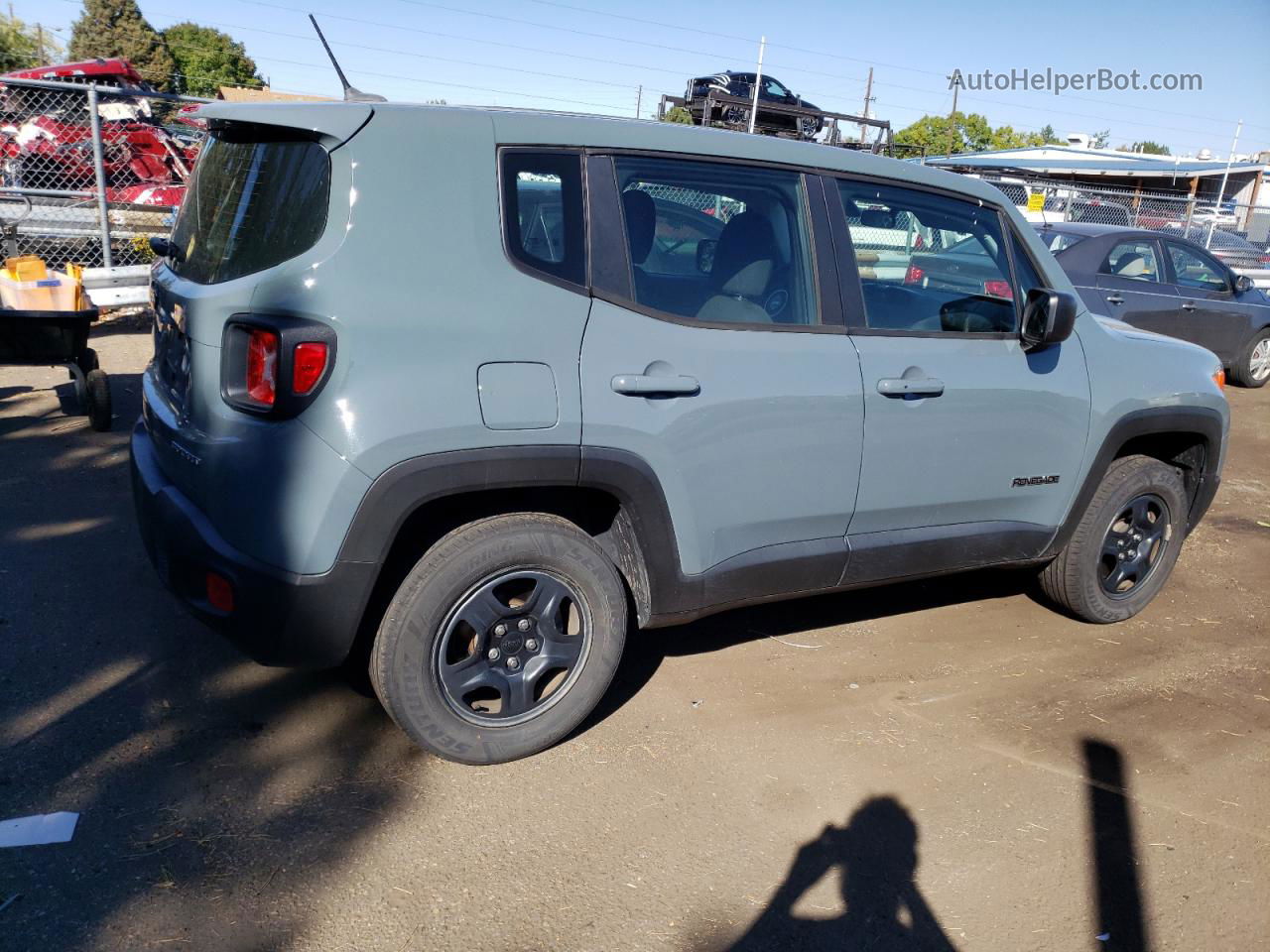 2017 Jeep Renegade Sport Charcoal vin: ZACCJBAB5HPE43191