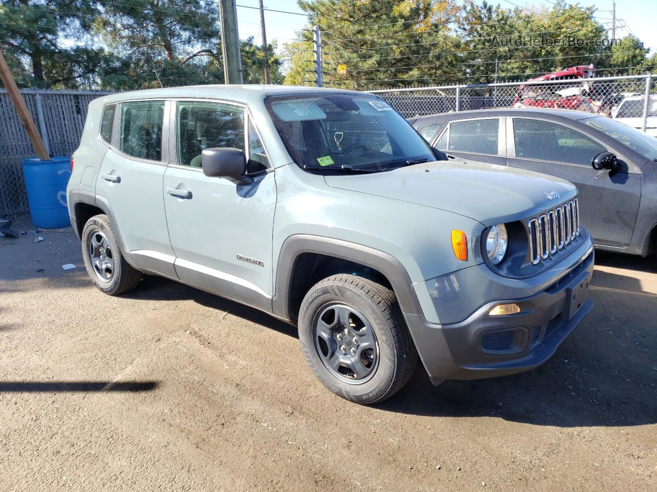 2017 Jeep Renegade Sport Charcoal vin: ZACCJBAB5HPE43191