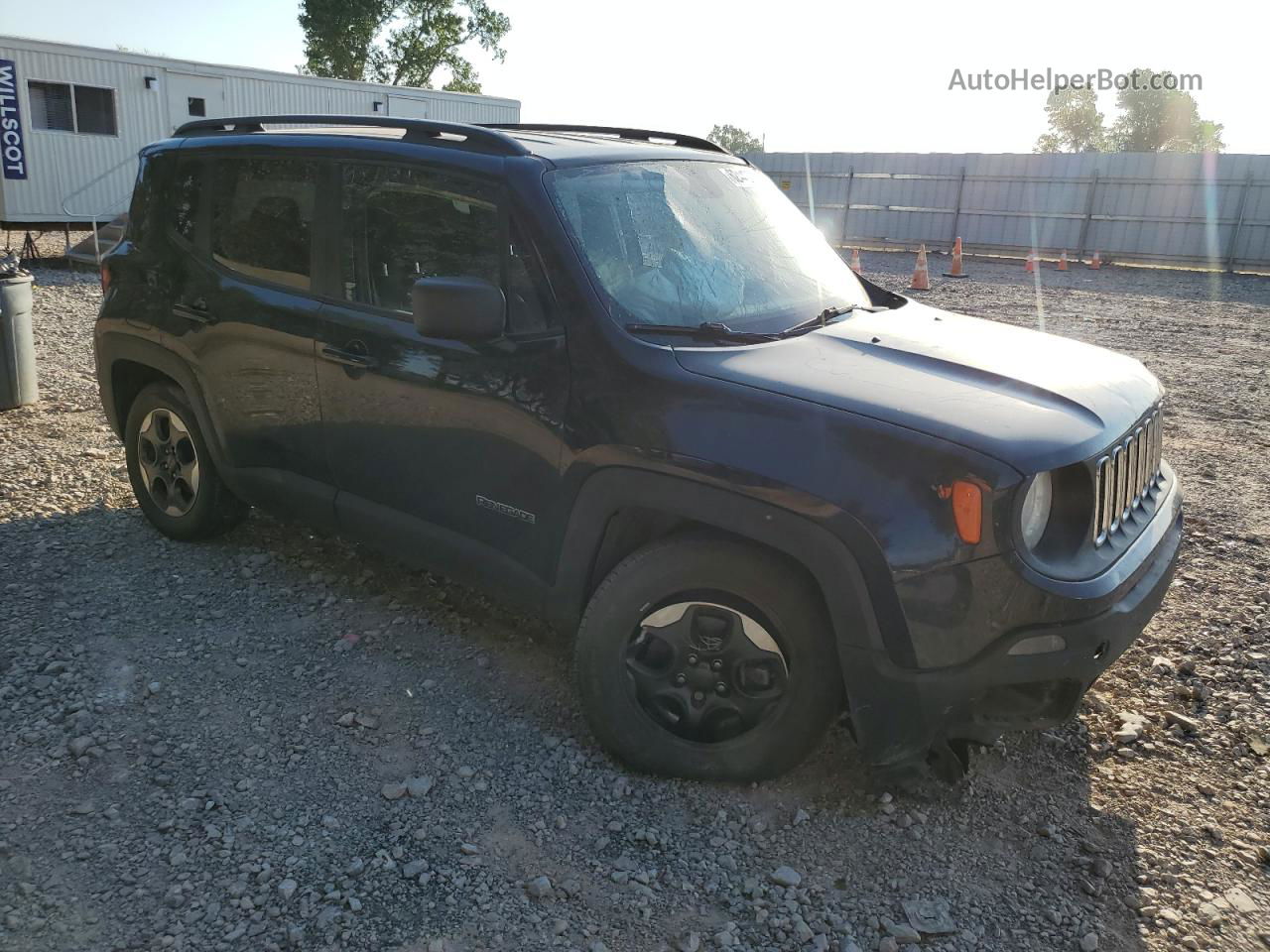 2017 Jeep Renegade Sport Черный vin: ZACCJBAB5HPG63687