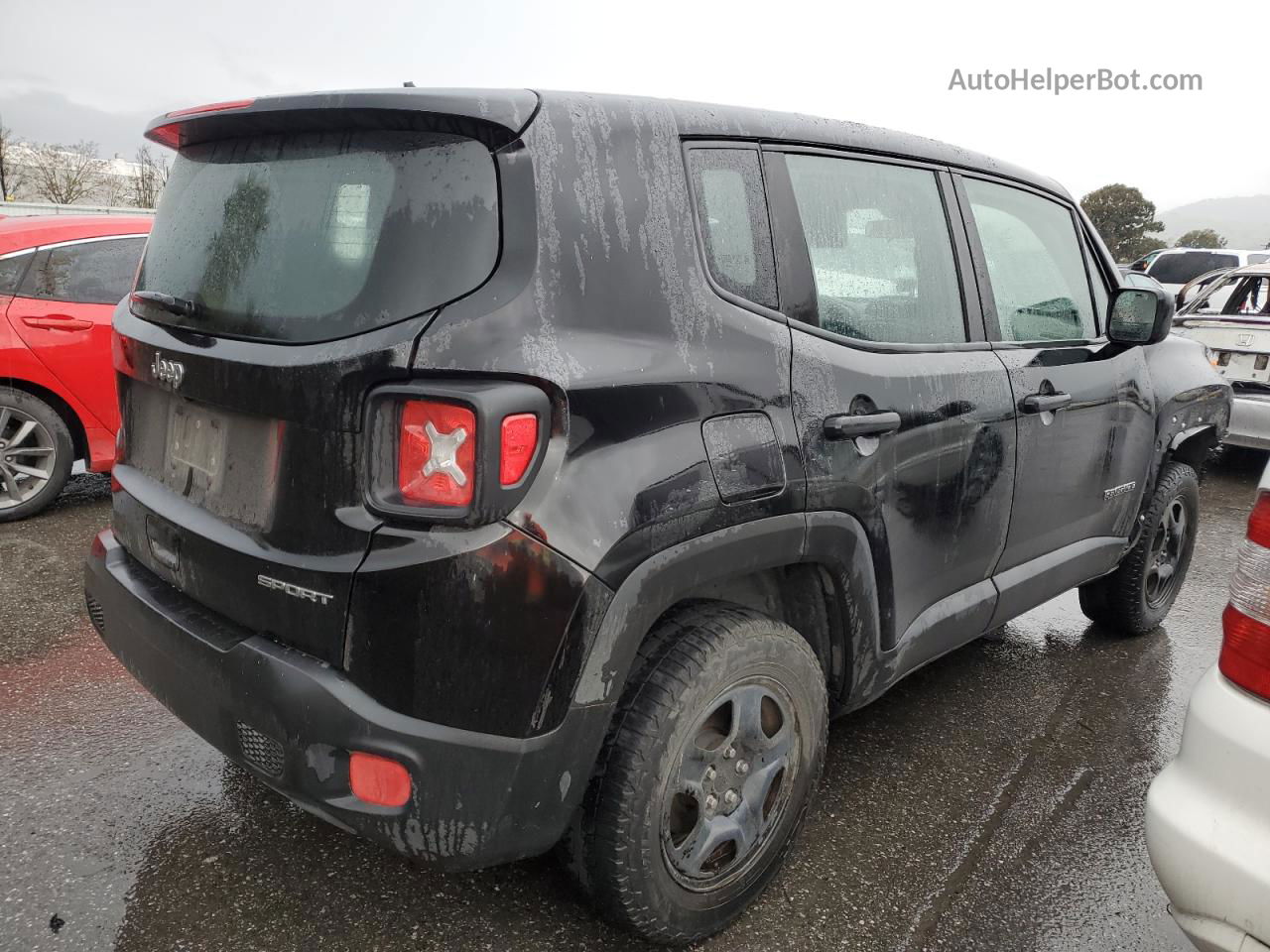 2018 Jeep Renegade Sport Black vin: ZACCJBAB5JPG99708