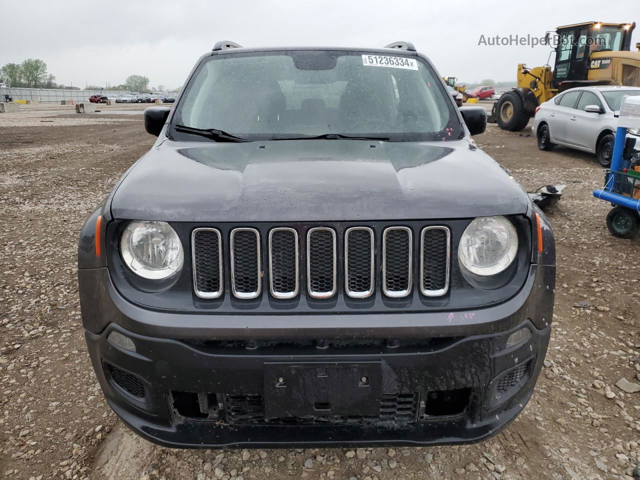 2018 Jeep Renegade Sport Gray vin: ZACCJBAB5JPH35669