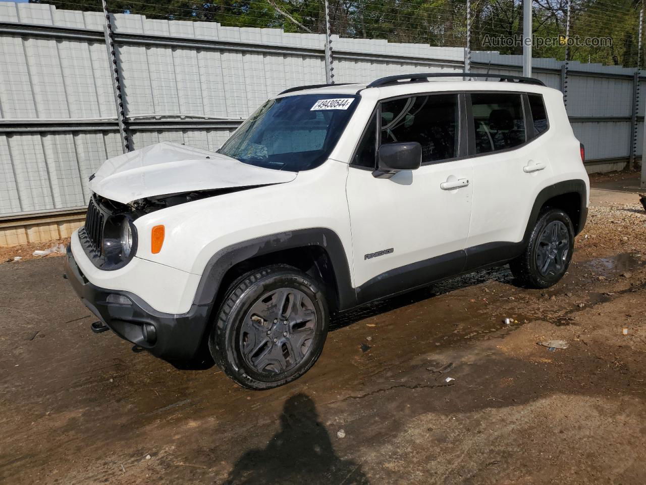 2018 Jeep Renegade Sport White vin: ZACCJBAB5JPH38006