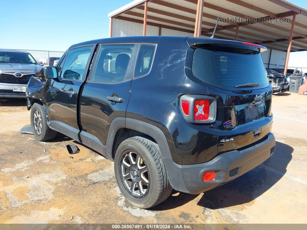 2018 Jeep Renegade Sport 4x4 Black vin: ZACCJBAB5JPH95225