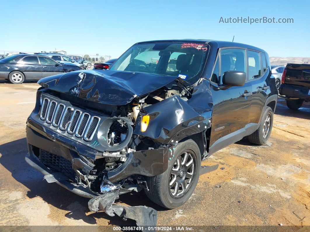 2018 Jeep Renegade Sport 4x4 Black vin: ZACCJBAB5JPH95225