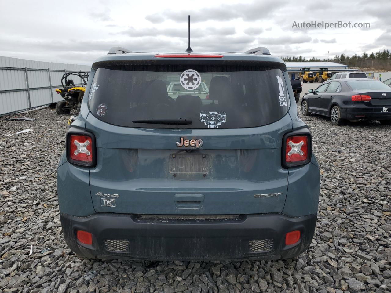 2018 Jeep Renegade Sport Gray vin: ZACCJBAB5JPJ01906